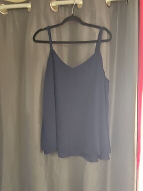 torrid Navy V-Neck Spaghetti Strap Camisole